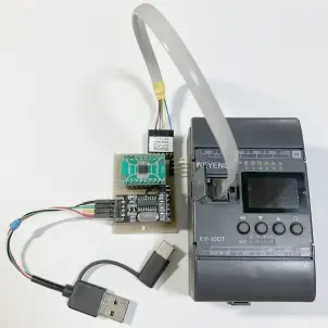 KV二桁と自作通信ケーブル